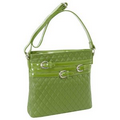 Parinda 11271 CLARICE (Green) Quilted Faux Leather Vertical Crossbody